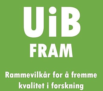 UiBs program for kvalitet i forskning UiBs program for kvalitet i forskning