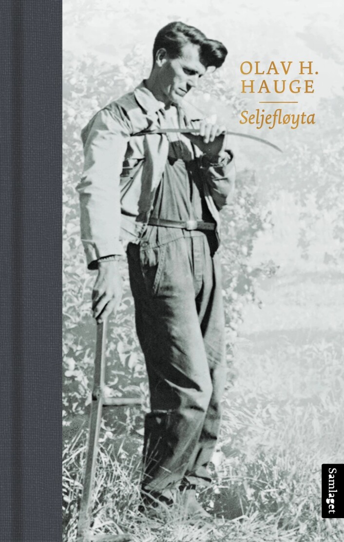 Omslag av diktsamlinga «Seljefløyta», utgitt av Samlaget 2018, med dikt henta frå det opphavleg refuserte diktmanuset frå 1930-talet, eit manus som er bevart ved Manuskript- og librarsamlingen ved UBB. Omslag av diktsamlinga «Seljefløyta», utgitt av Samlaget 2018, med dikt henta frå det opphavleg refuserte diktmanuset frå 1930-talet, eit manus som er bevart ved Manuskript- og librarsamlingen ved UBB.