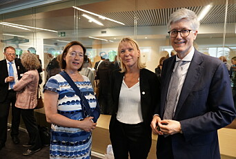 Fra åpningen av Norwegian House of Research and Innovation i mai 2019. Fra venstre: Ingrid Schulerud, daværende ambassadør ved Norges ambassade i Brussel, prorektor ved UiB, Margareth Hagen og Rolf Einar Fife, Norges ambassadør til EU og leder av EU-delegasjonen. Fra åpningen av Norwegian House of Research and Innovation i mai 2019. Fra venstre: Ingrid Schulerud, daværende ambassadør ved Norges ambassade i Brussel, prorektor ved UiB, Margareth Hagen og Rolf Einar Fife, Norges ambassadør til EU og leder av EU-delegasjonen.