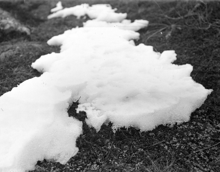 Smeltande snø, 1912.