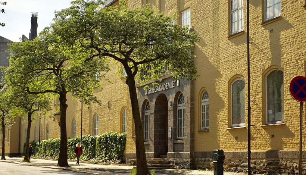 Griegakademiet holder i dag til i gamle Nygård barneskole Griegakademiet holder i dag til i gamle Nygård barneskole
