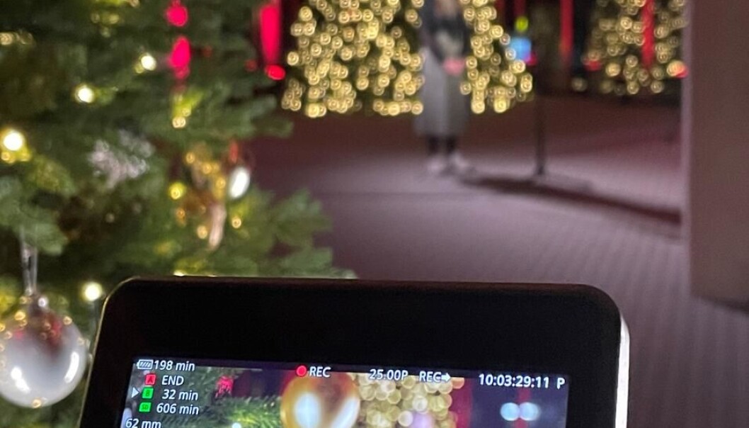 Innspilling av musikkvideo til UiBs juleavslutning. Innspilling av musikkvideo til UiBs juleavslutning.
