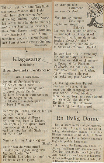Brennevinet er blitt 5 øre dyrere, noe Henrik Jansen ikke liker. Brennevinet er blitt 5 øre dyrere, noe Henrik Jansen ikke liker.