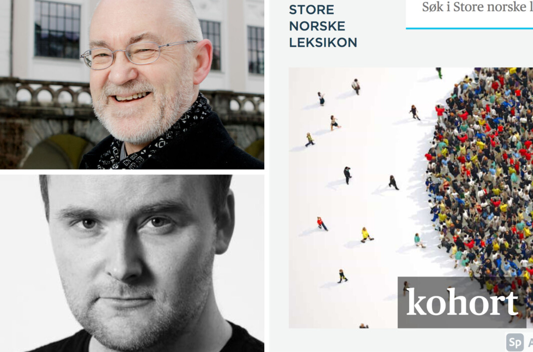 PANDEMIORD: Artikkelen "kohort" ble lest 80.000 ganger i fjor. Sigmund Grønmo og Eirik Holmøyvik er fagansvarlige i SNL. PANDEMIORD: Artikkelen "kohort" ble lest 80.000 ganger i fjor. Sigmund Grønmo og Eirik Holmøyvik er fagansvarlige i SNL.