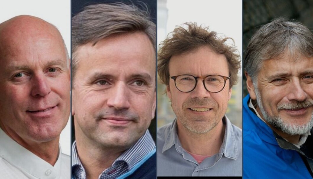 Fra venstre: Nikolai Østgaard, Inge Jonassen, Pål Rasmus Njølstad, Eystein Jansen. Fra venstre: Nikolai Østgaard, Inge Jonassen, Pål Rasmus Njølstad, Eystein Jansen.