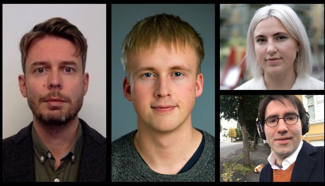 Eirik Hovden, Tarjei Ellingsen Røsvoll, Sofie Marhaug og Peter Sebastian Hatlebakk Eirik Hovden, Tarjei Ellingsen Røsvoll, Sofie Marhaug og Peter Sebastian Hatlebakk