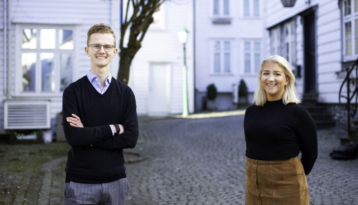 Sandra og Kristoffer stiller i team. Sandra og Kristoffer stiller i team.