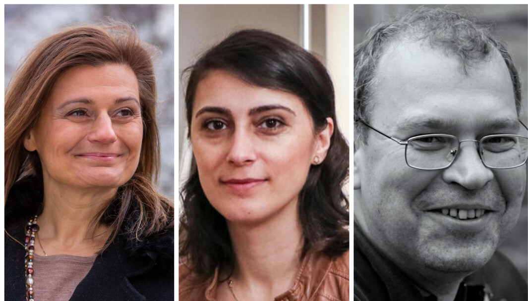 Pinar Heggernes, Marija Slakovik og Fedor Fomin. Pinar Heggernes, Marija Slakovik og Fedor Fomin.