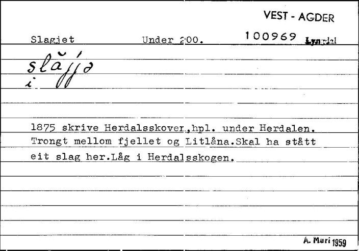 Setel på Slaget fra Bustadnamnregisteret. Setel på Slaget fra Bustadnamnregisteret.