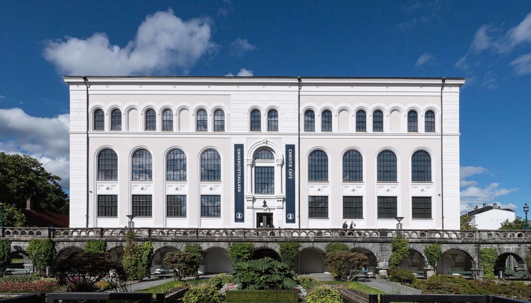 Universitetet i Bergens storstue, Aulaen. Universitetet i Bergens storstue, Aulaen.
