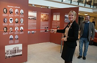 Åpnet Nansen-utstilling på HF-biblioteket