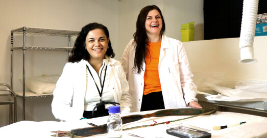 De som holder fortet: Christina Holmefjord og Soraya Rodrigues De som holder fortet: Christina Holmefjord og Soraya Rodrigues