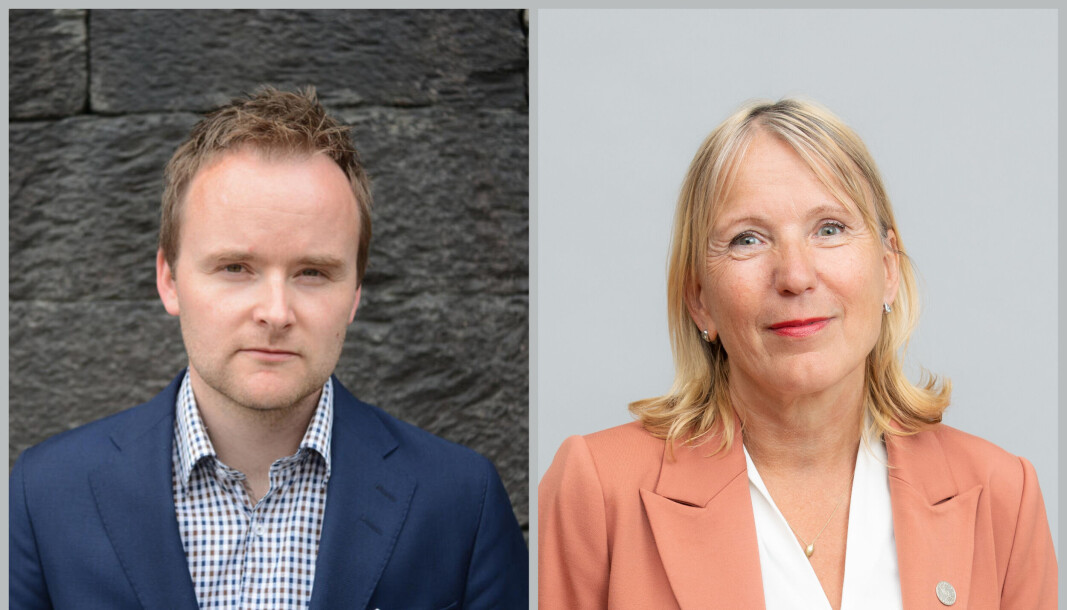 Professor og leder i valgstyret Eirik Holmøyvik og rektor og styreleder Margereth Hagen oppfordrer midlertidig ansatte i undervisnings- og forskerstillinger til å nominere eller oppfordre noen til å stille til valg. Professor og leder i valgstyret Eirik Holmøyvik og rektor og styreleder Margereth Hagen oppfordrer midlertidig ansatte i undervisnings- og forskerstillinger til å nominere eller oppfordre noen til å stille til valg.