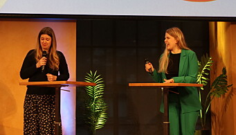 DUELL 2: Sofie Høgestøl (V) og Sara Sekkingstad (Sp). DUELL 2: Sofie Høgestøl (V) og Sara Sekkingstad (Sp).