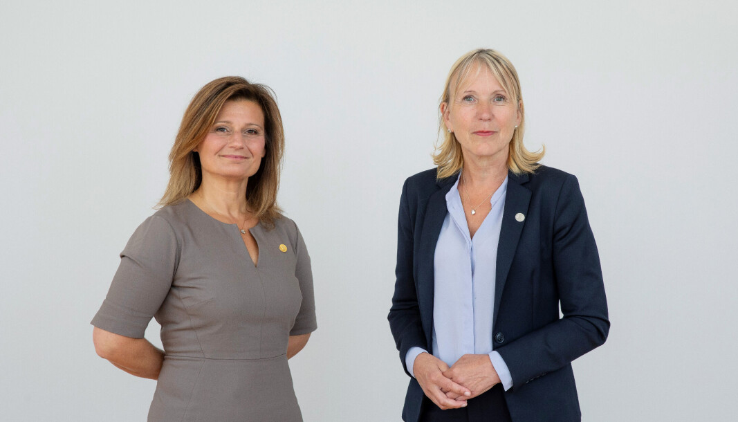 Prorektor Pinar Heggernes skal leie det vidare arbeidet med strategien. Her saman med rektor Margareth Hagen. Prorektor Pinar Heggernes skal leie det vidare arbeidet med strategien. Her saman med rektor Margareth Hagen.