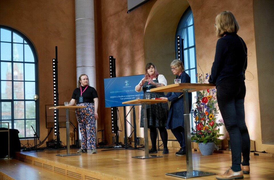 Under Christiekonferansen fikk publikum vite mer om flere sentrale problemstillinger som LHBT-personer stpr overfor, både i Norge og internasjonalt. Foto: Eivind Senneset