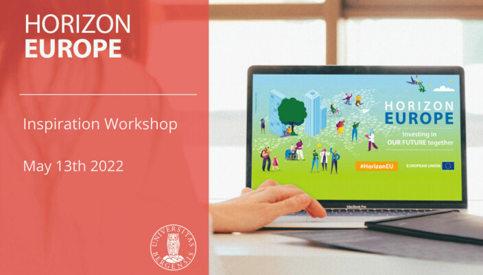 Bli med på workshop om Horizon Europe.