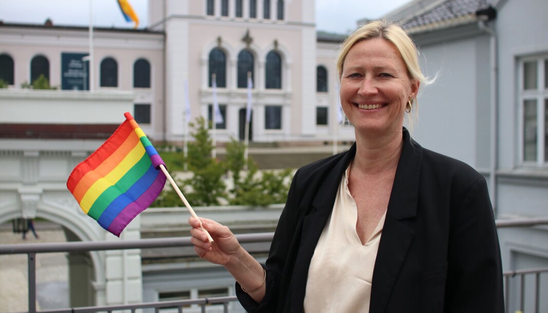 Mona Grindheim Matre oppfordrer alle UiBere til å gå i Pride-paraden. Mona Grindheim Matre oppfordrer alle UiBere til å gå i Pride-paraden.