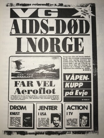 Aids ble første gang offisielt rapportert i Norge i 1983. Senere forskning har vist at de første dødsfallene fra sykdommen var flere år før. Aids ble første gang offisielt rapportert i Norge i 1983. Senere forskning har vist at de første dødsfallene fra sykdommen var flere år før.