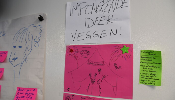 Imponerende ideer fra fjorårets program. Imponerende ideer fra fjorårets program.