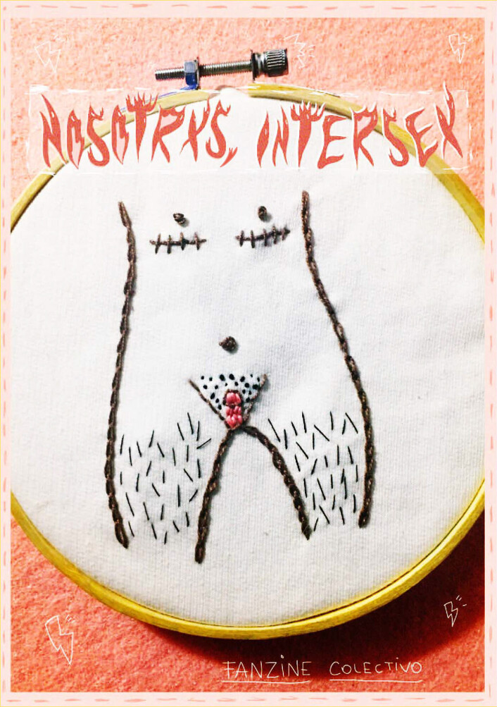 Fanzine fra 2021, produsert av Potencia Intersex, organización lesbotranfeminista, Rayo Ediciones. Fanzine fra 2021, produsert av Potencia Intersex, organización lesbotranfeminista, Rayo Ediciones.