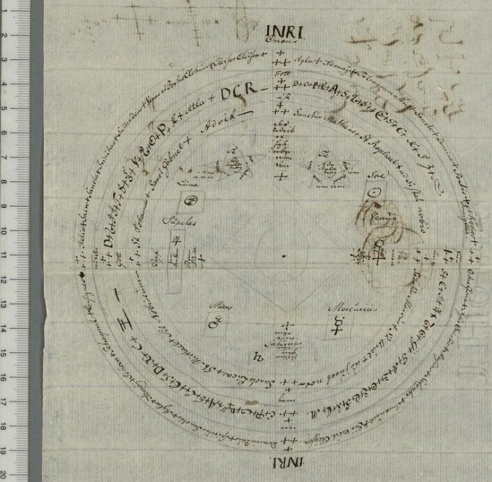 Tysk avskrift av Cyprianus, datert til 1706. Tysk avskrift av Cyprianus, datert til 1706.