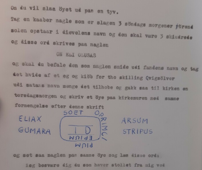 Ein nokså omstendeleg prosess for å slå ut auget på ein tjuv. Utdrag frå svarteboka frå Strandebarm. Ein nokså omstendeleg prosess for å slå ut auget på ein tjuv. Utdrag frå svarteboka frå Strandebarm.
