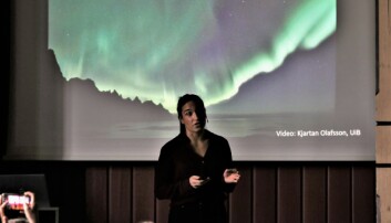 Flere unge forskere formidlet inspirerende om sine prosjekter. Blant disse var Josephine Salice, stipendiat på Birkelandsenteret for romforskning, som nylig vant Forsker Grand Prix i Bergen for forskningsformidling om blant annet nordlys Flere unge forskere formidlet inspirerende om sine prosjekter. Blant disse var Josephine Salice, stipendiat på Birkelandsenteret for romforskning, som nylig vant Forsker Grand Prix i Bergen for forskningsformidling om blant annet nordlys