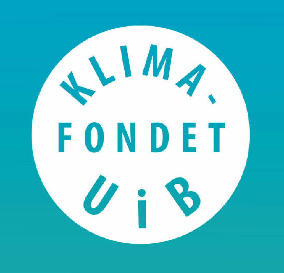 Logo Klimafondet ved UiB.