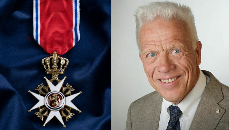 Jan Mangerud utnevnes til Ridder 1. klasse av Den Kongelige Norske St. Olavs Orden.