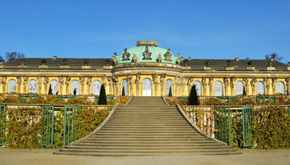 Sanssouci - Sorgenfri - var Fredrik den stores vakre sommerpalass.
