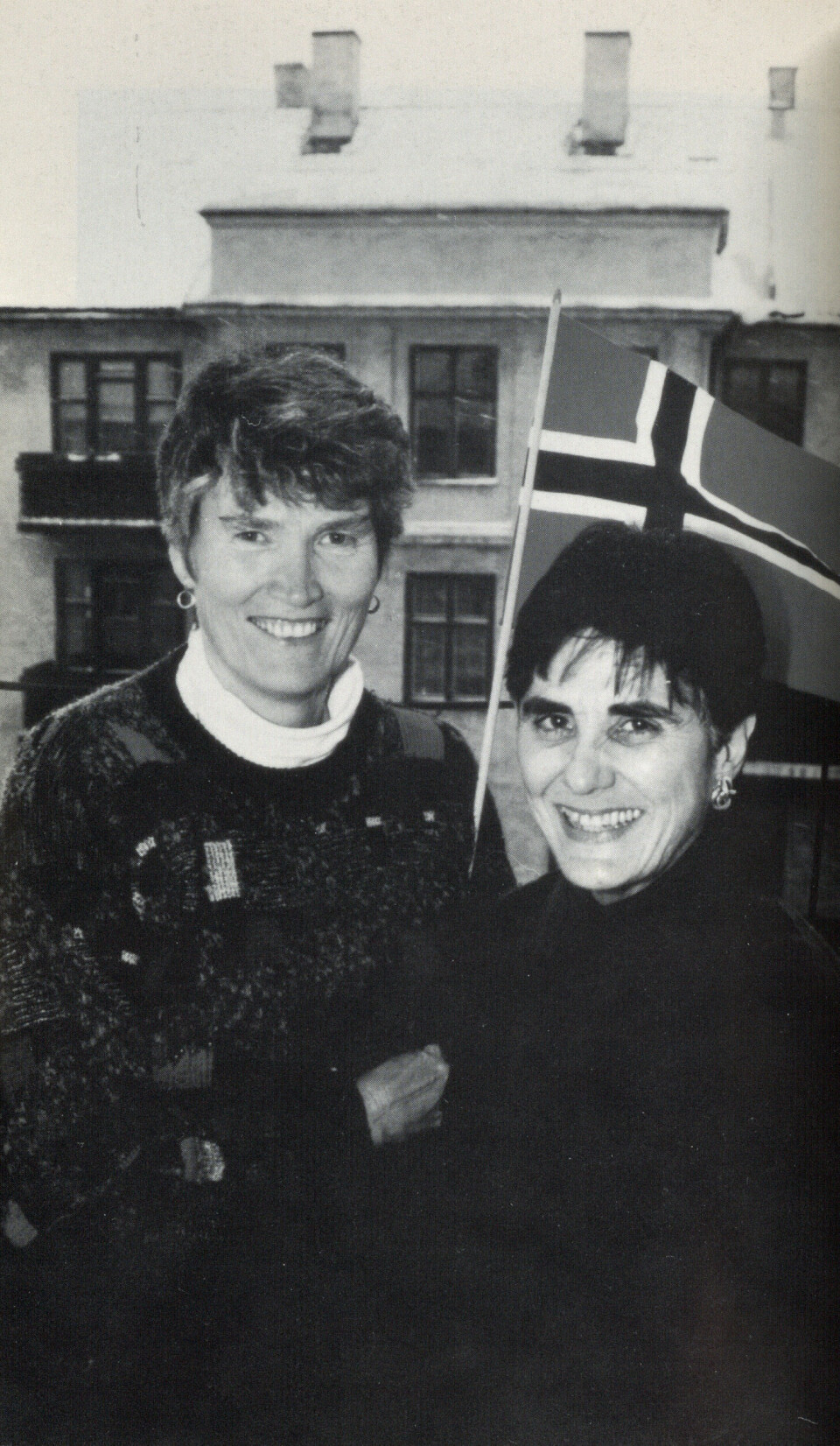 1991: På norgesbesøk sammen med
Diane.