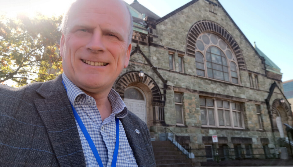 Å møte ulike grupper i samfunnet er ein viktig del av jobben som valobservatør, som her i East Mount Zion Baptist Church i dei indre bydelane i Cleveland.