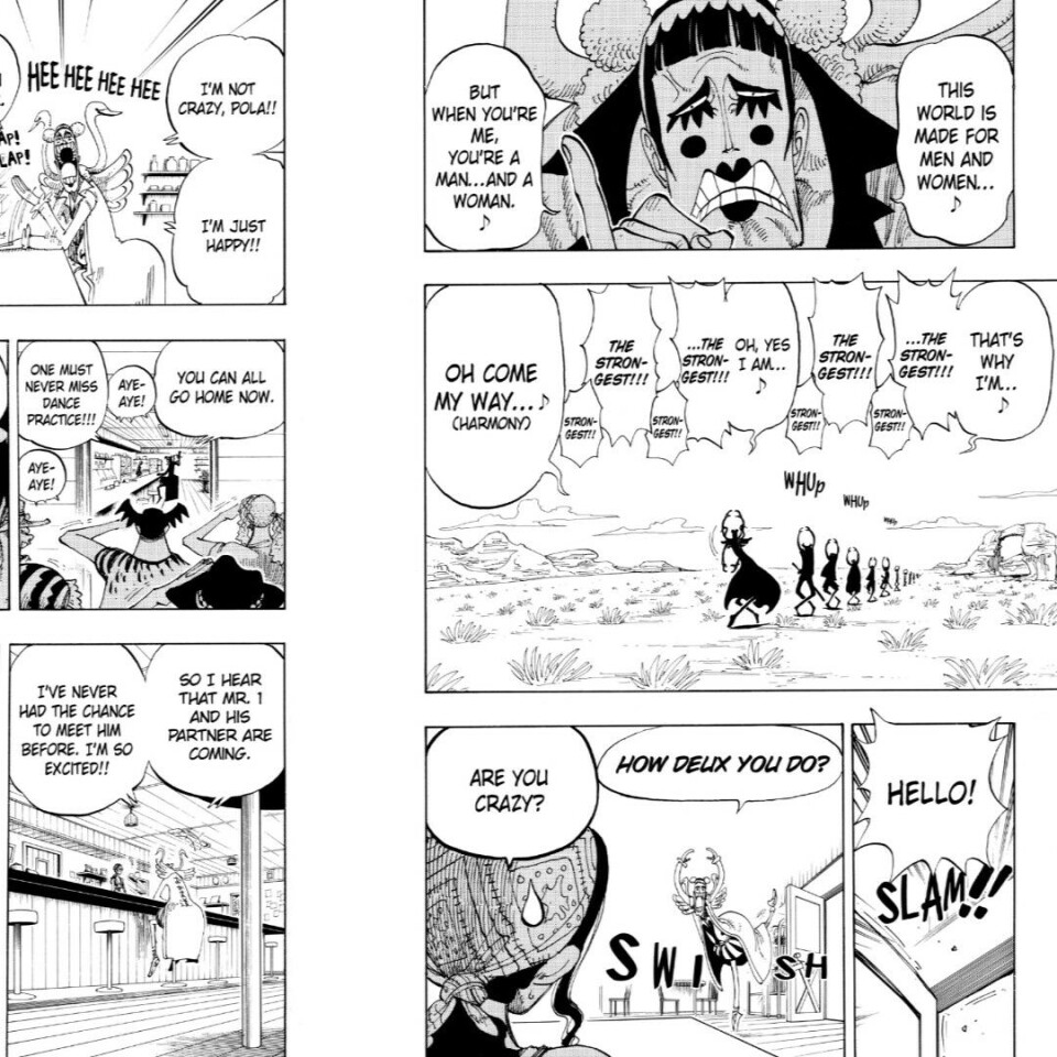 Bon Clay synger sin personlige sang mens hen og mannskapet danser mot destinasjonen sin.