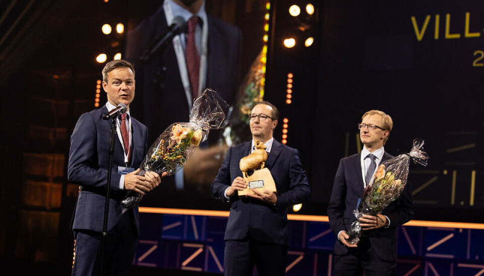 CEO Thomas Lie Omdahl mottok prisen på vegne av Nordic NeuroLab.