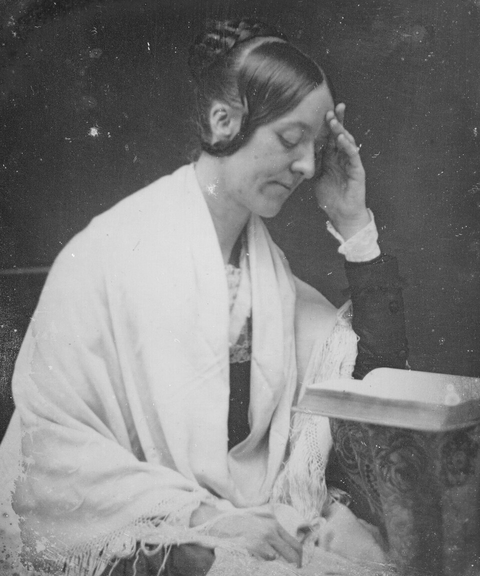 Margaret Fuller fotografert av John Plumbe Jr.