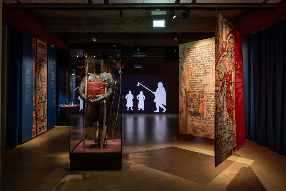Fra utstillingen på Bryggens museum.