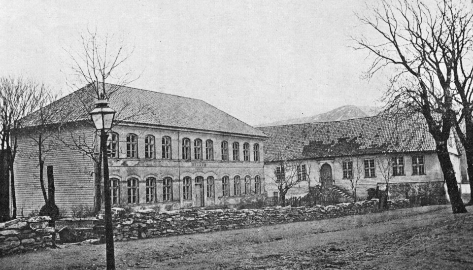 Den nye museumsbygningen, tilbygg til det Klagenbergske hus Den nye museumsbygningen, tilbygg til det Klagenbergske hus