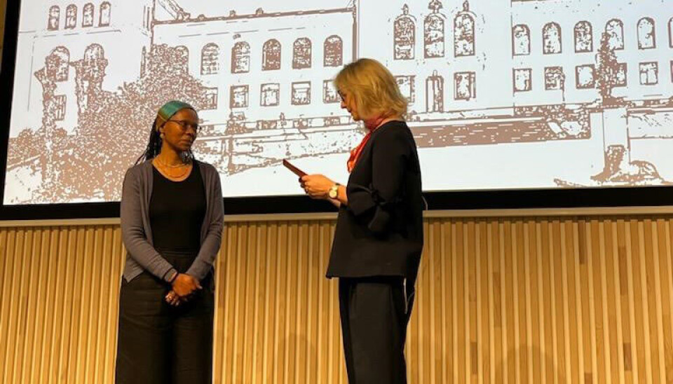 Fungisai Ottemöller fikk utdelt prisen på UIBs HMS-dag.