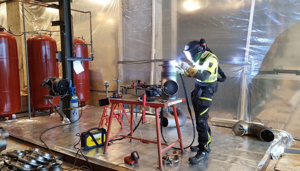 Arbeidet med anlegget har startet