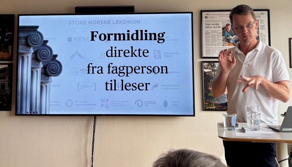 Erik Bolstad, ansvarlig redaktør i SNL er på jakt etter flere fagansvarligre.