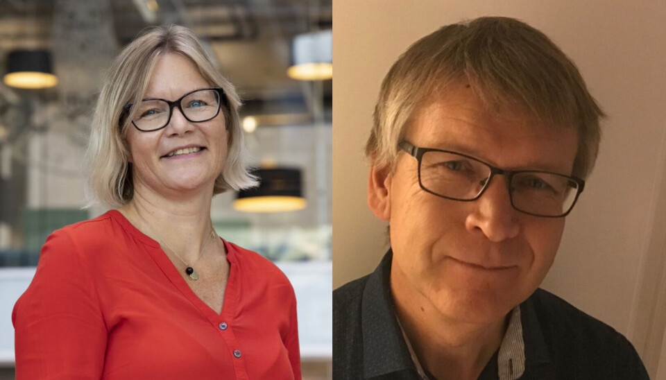Kristine Holmelid er leder ved Senter for undersøkende journalistikk (SUJO) ved UiB og masterveileder. Lars Arve Røssland er leder for journalistikkutdanningen ved UiB. Kristine Holmelid og Lars Arve Røssland.