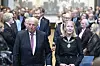 Kong Harald V deltok i feiringen av Universitetet i Bergens 75-årsjubileum i 2021. Han deltok blant annet på festmarkeringen i Universitetsaulaen. Her sammen med rektor Margareth Hagen.
